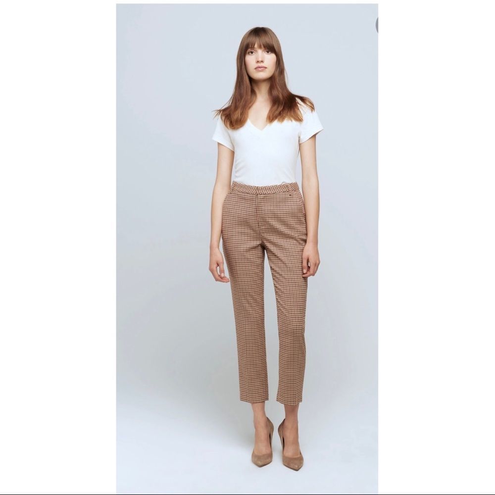 L'AGENCE Brown Cropped Pants